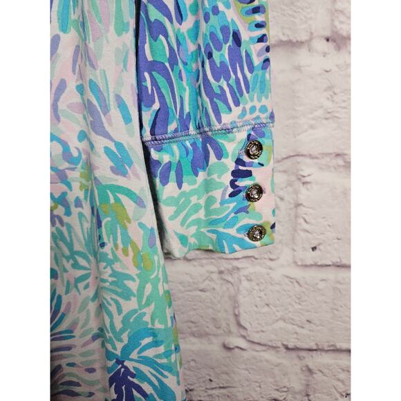 Lilly Pulitzer Shell Of A Party Sophie Dress Size XS Three Quarter Sleeve - Picture 4 of 8